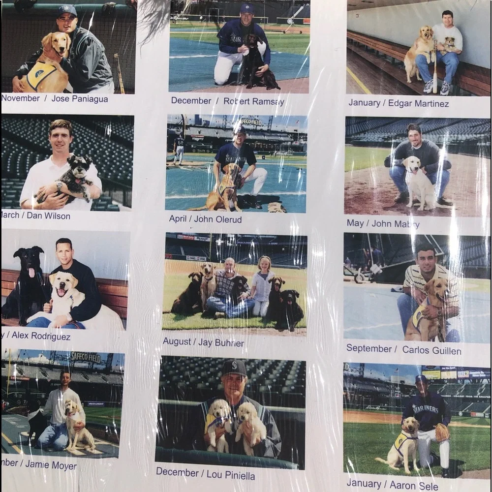 🆕 2001 Seattle Mariners Calendar w/HOF EDGAR MARTINEZ +more